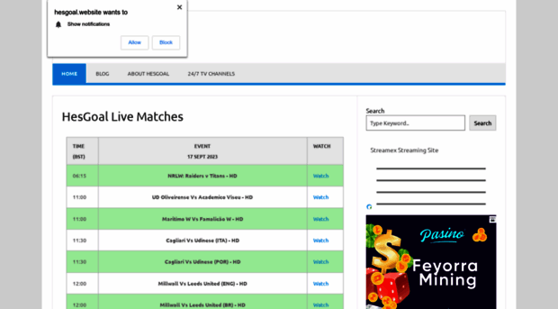 hesgoal.website