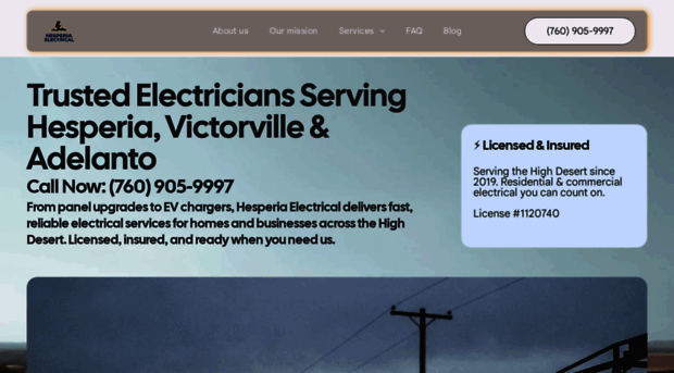hesperiaelectrical.com