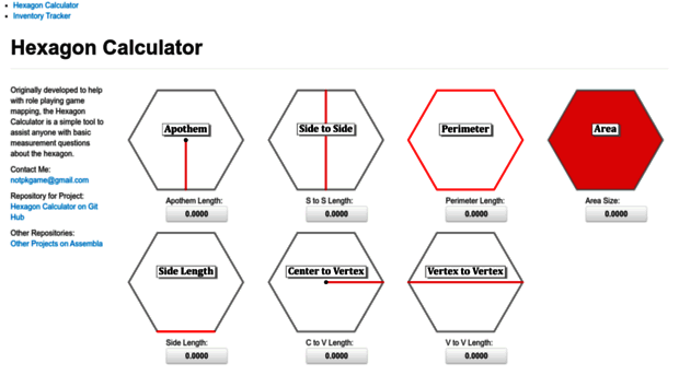 hexagoncalculator.apphb.com