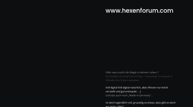 hexenforum.com