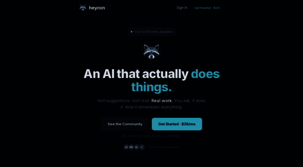 heyron.ai - heyron.ai — Meet Your AI Agent - Heyron
