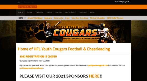 hflyouthcougars.com