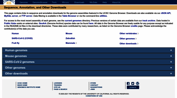 hgdownload.cse.ucsc.edu