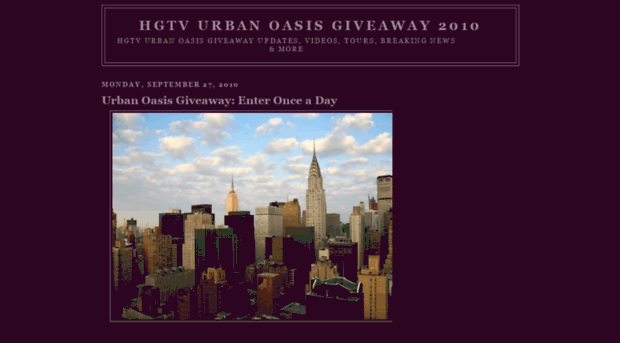 hgtv-urban-oasis-giveaway.blogspot.com