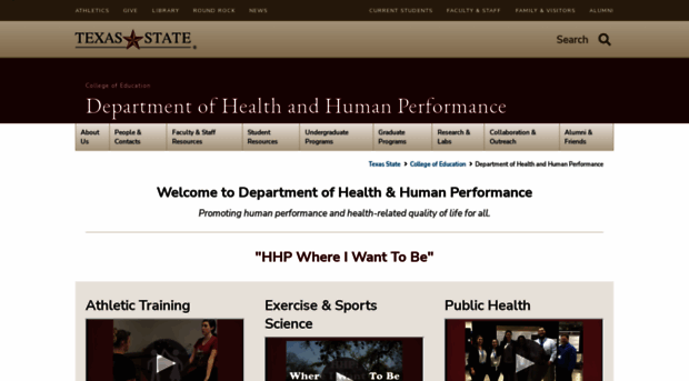 hhp.txstate.edu