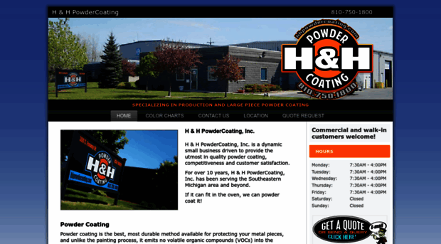 hhpowdercoating.com