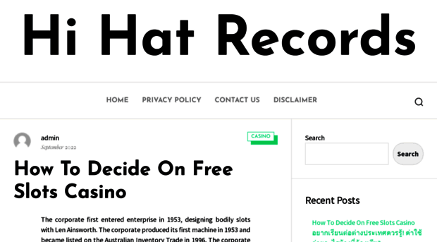 hi-hat-records.com