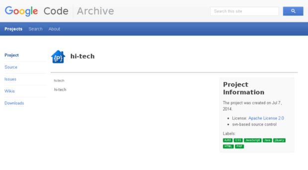 hi-tech.googlecode.com