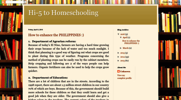 hi5tohomeschooling.blogspot.com