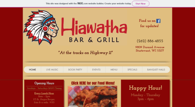 hiawathabarandgrill.net