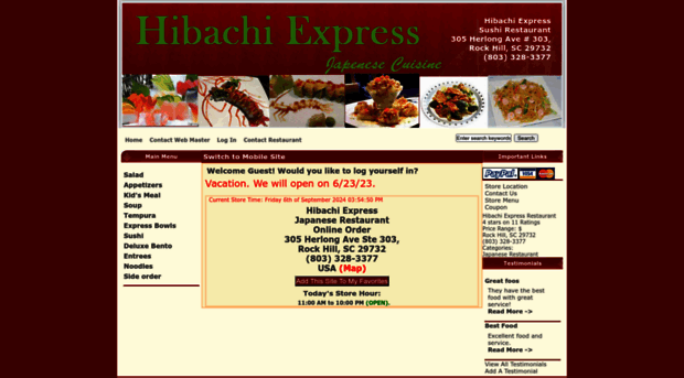 hibachirockhill.com