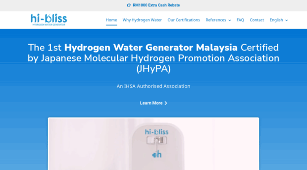 hiblisshydrogenwater.com