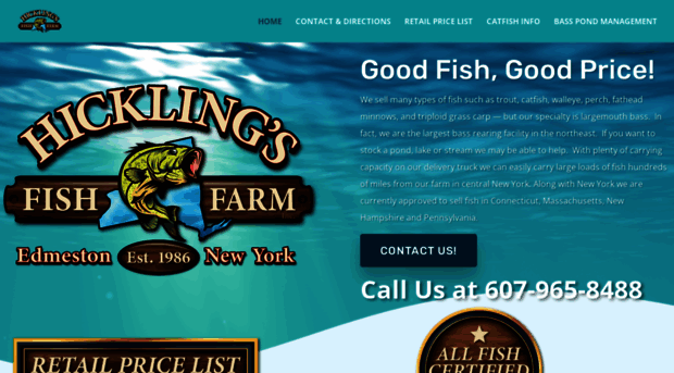 hicklingsfishfarm.com