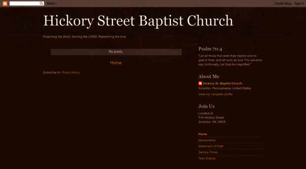 hickorystbaptistscranton.blogspot.com