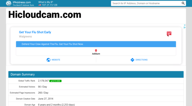 hicloudcam.com.ipaddress.com