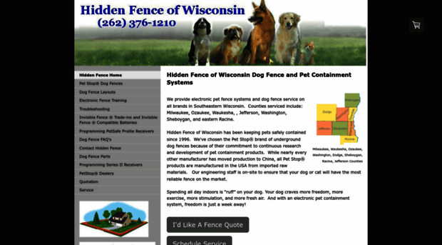 hiddenfencewi.com