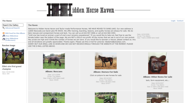 hiddenhorsehaven.com