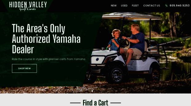 hiddenvalleygolfcarts.com