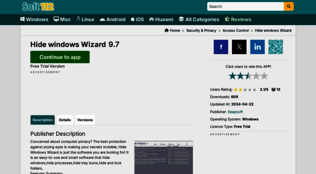 hide-wizard-hide-windows-and-hide-folder.soft112.com - Hide windows ...