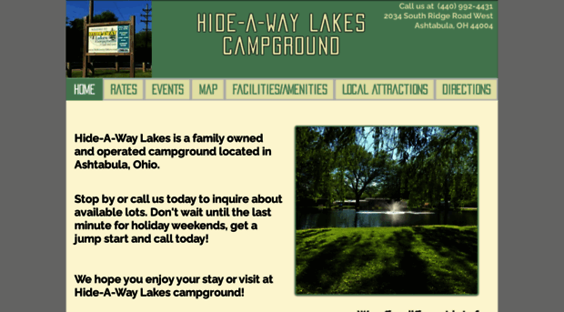 hideaway-lakes.com