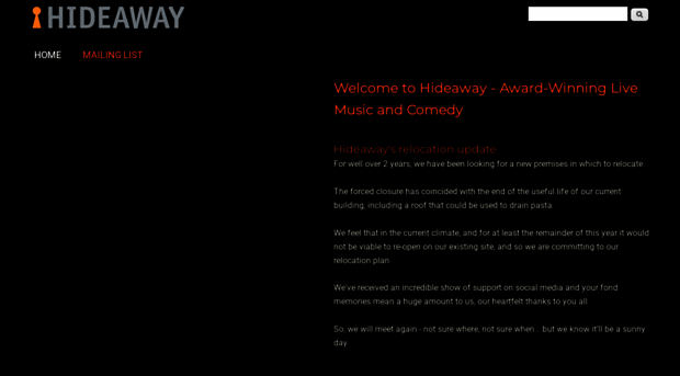 hideawaylive.co.uk