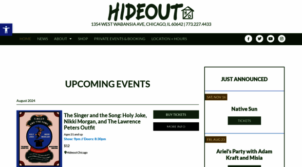 hideoutchicago.com