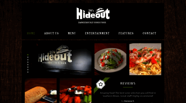hideoutsteakhouse.com