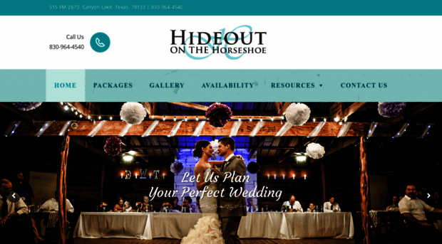 hideoutweddings.com