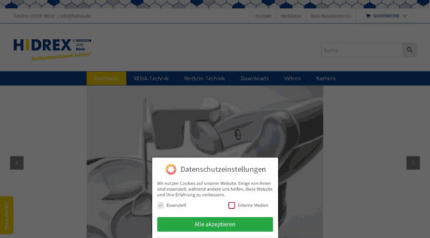 hidrex-reha.de