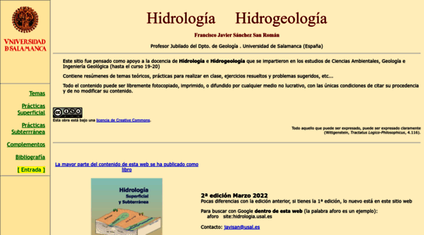 hidrologia.usal.es