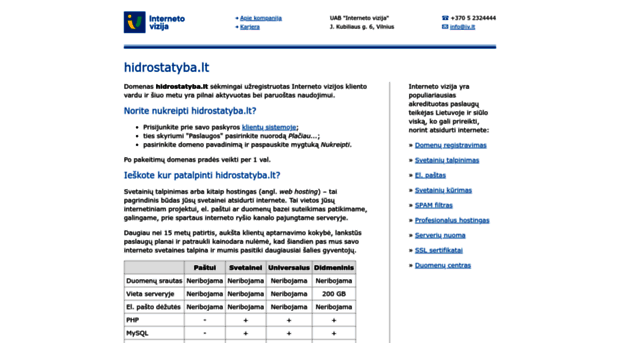 hidrostatyba.lt