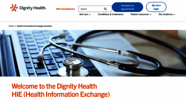 hie.dignityhealthmember.org