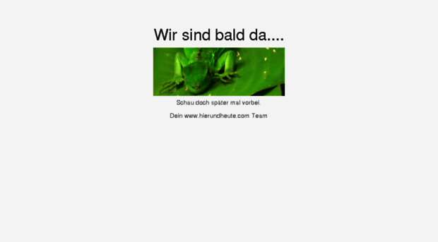 hierundheute.com