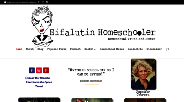 hifalutinhomeschooler.com