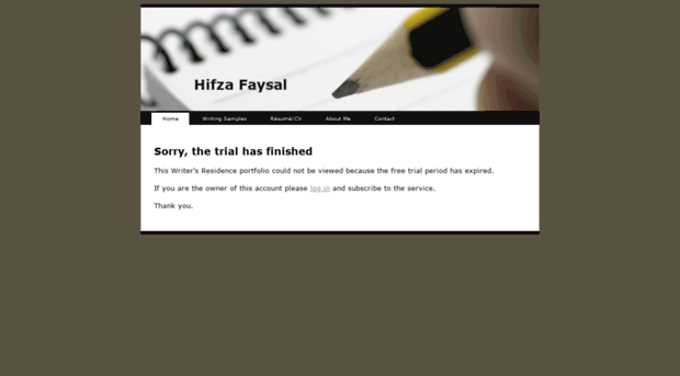 hifzafaysal.writersresidence.com