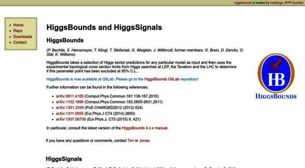 higgsbounds.hepforge.org