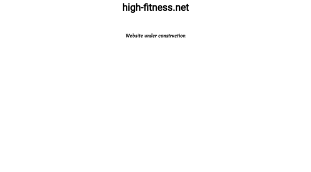 high-fitness.net