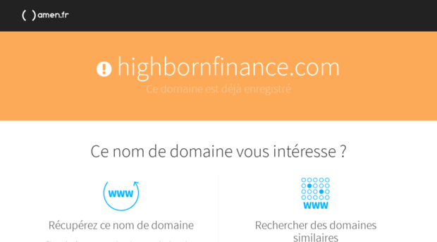 highbornfinance.com