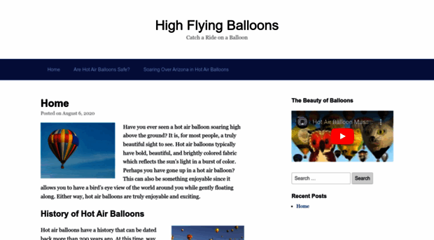 highbutdryballoons.com