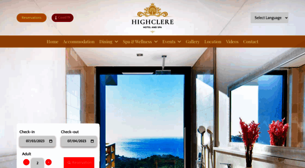 highclerehotelandspa.com