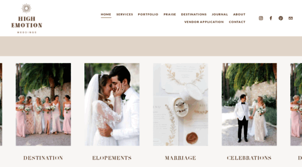 highemotionweddings.com