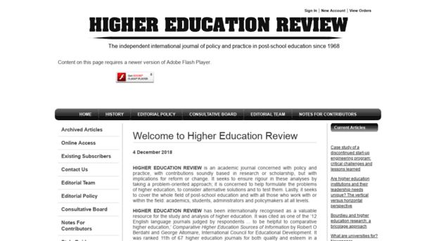 highereducationreview.com