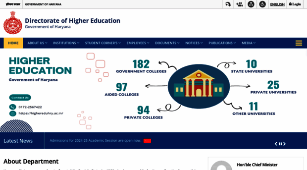 highereduhry.ac.in