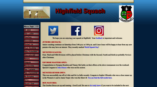 highfieldsquash.com