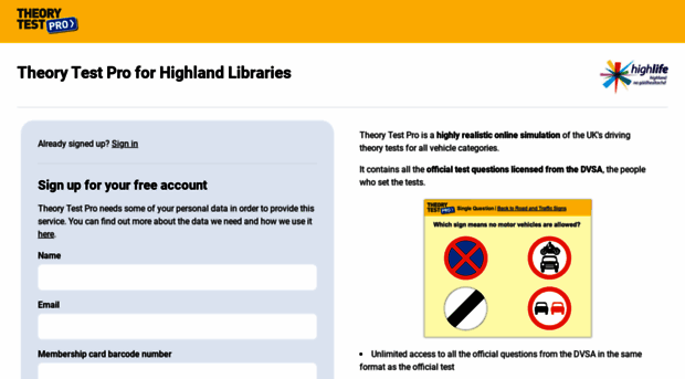 highland.theorytestpro.co.uk