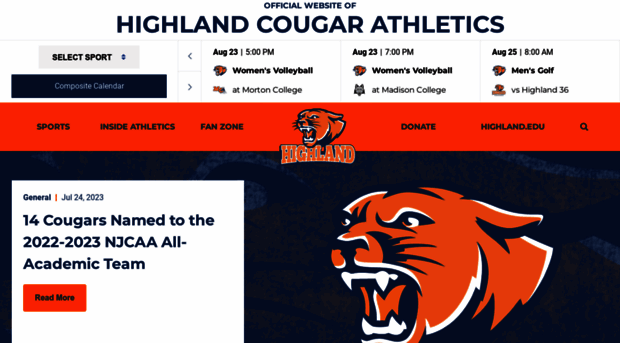 highlandcougars.com