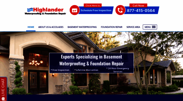 highlanderwaterproofing.com