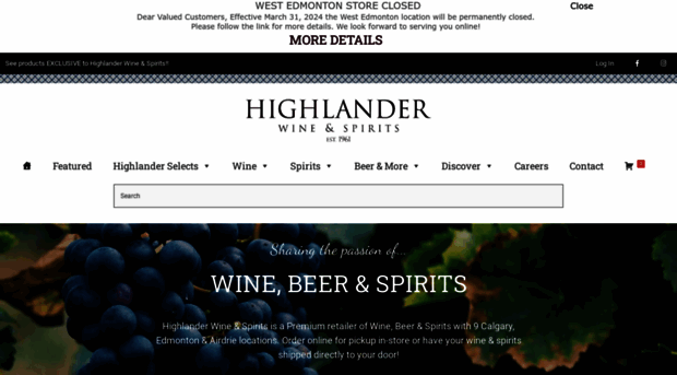 highlanderwine.com