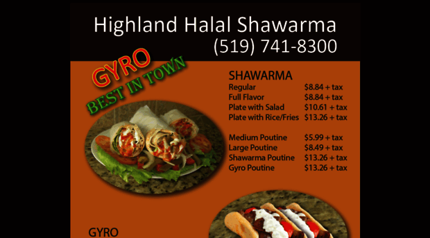 highlandhalalshawarma.com