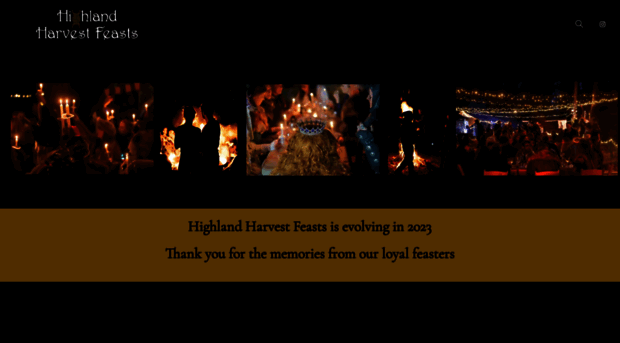 highlandharvestfeasts.com